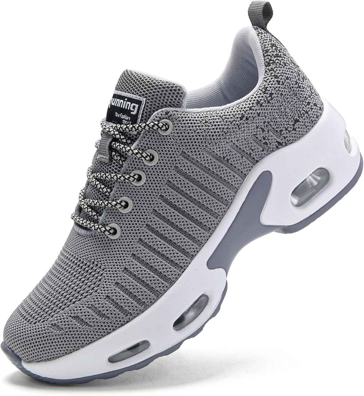 Myztra Femme Baskets Running Coussin Amortissant | Marche, Amortissantes, Légères, Respirantes, Antidérapantes, Confortables, Fitness, Gym, Jogging, Quotidien