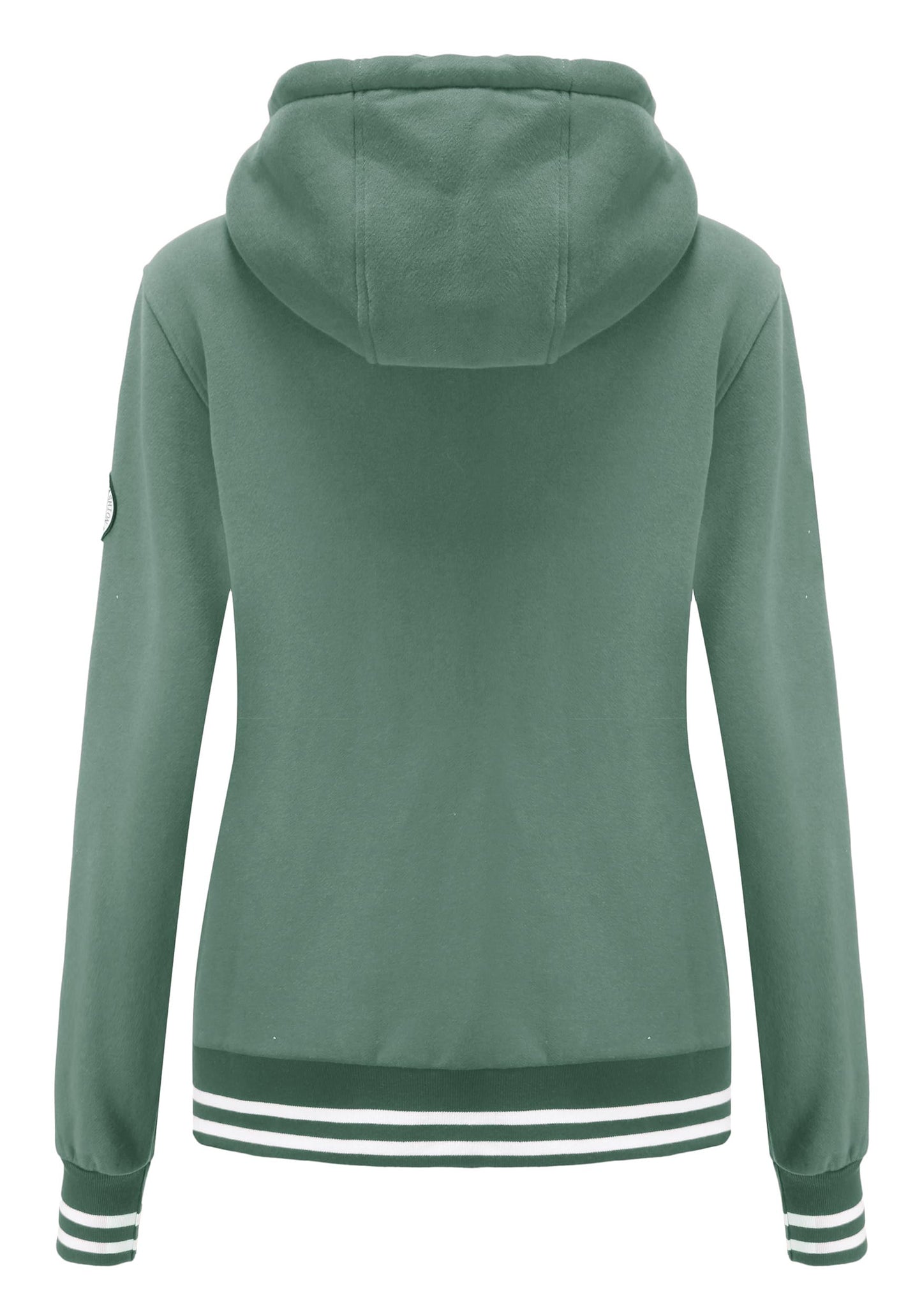 TrendiMax Sweat à Capuche Femmes avec Poches Manches Longues Manteau Femme Hiver Zippé Col Montant Hoodie Femme Chaude Douce Confortable - PATOGAZ