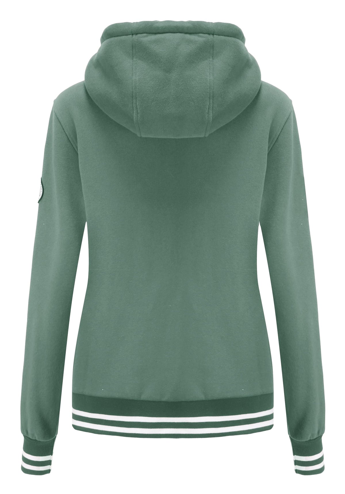TrendiMax Sweat à Capuche Femmes avec Poches Manches Longues Manteau Femme Hiver Zippé Col Montant Hoodie Femme Chaude Douce Confortable - PATOGAZ