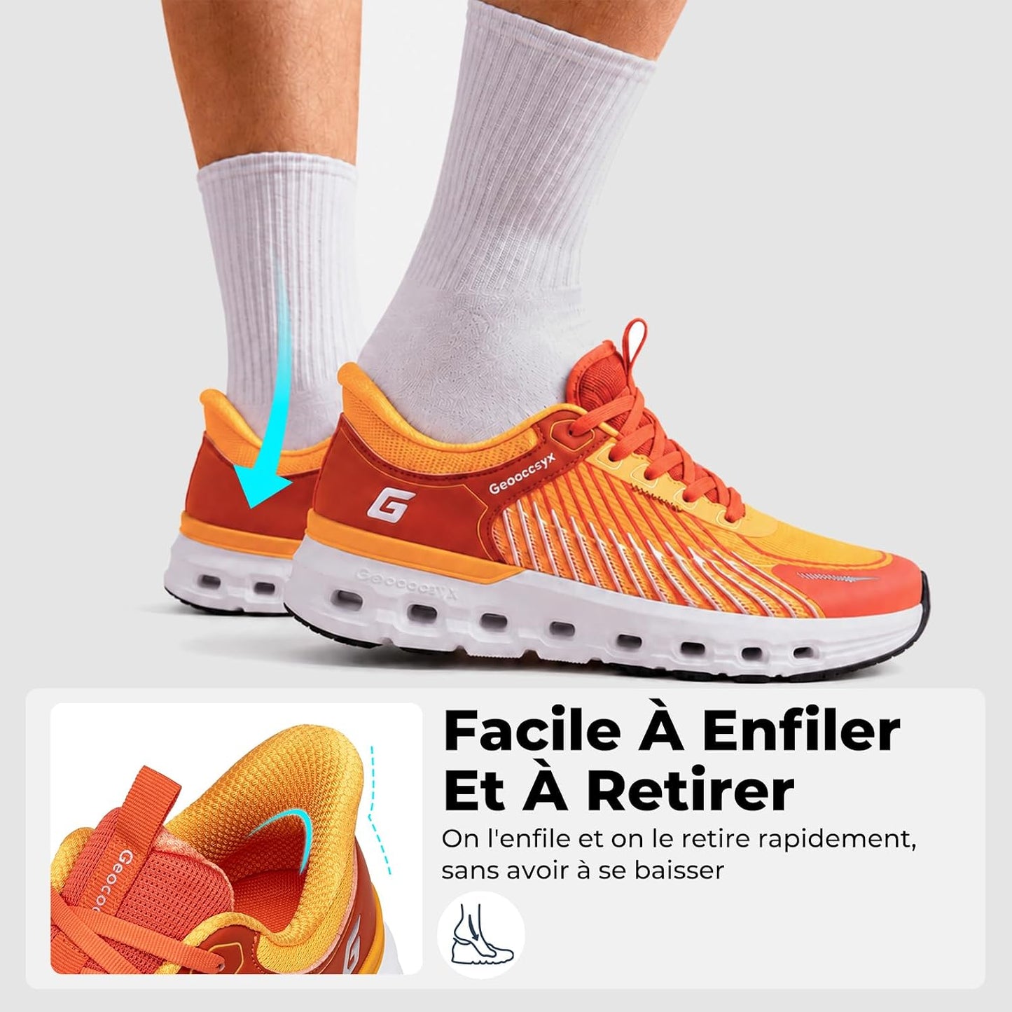 Baskets Larges Chaussures de Sport Homme | Chaussures à bout large, Pieds Larges, Respirant, Antidérapant, Amorti, pour Sorties quotidiennes, Fitness, Jogging - PATOGAZ