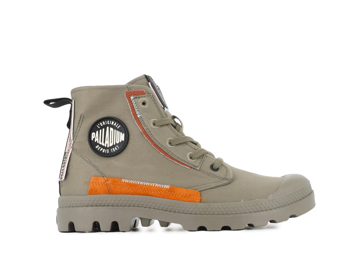Palladium Pampa Underlayer — Boot Mid-Cut Femme Blanc