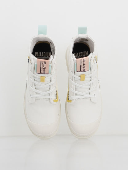 Palladium Pampa Underlayer — Boot Mid-Cut Femme Blanc