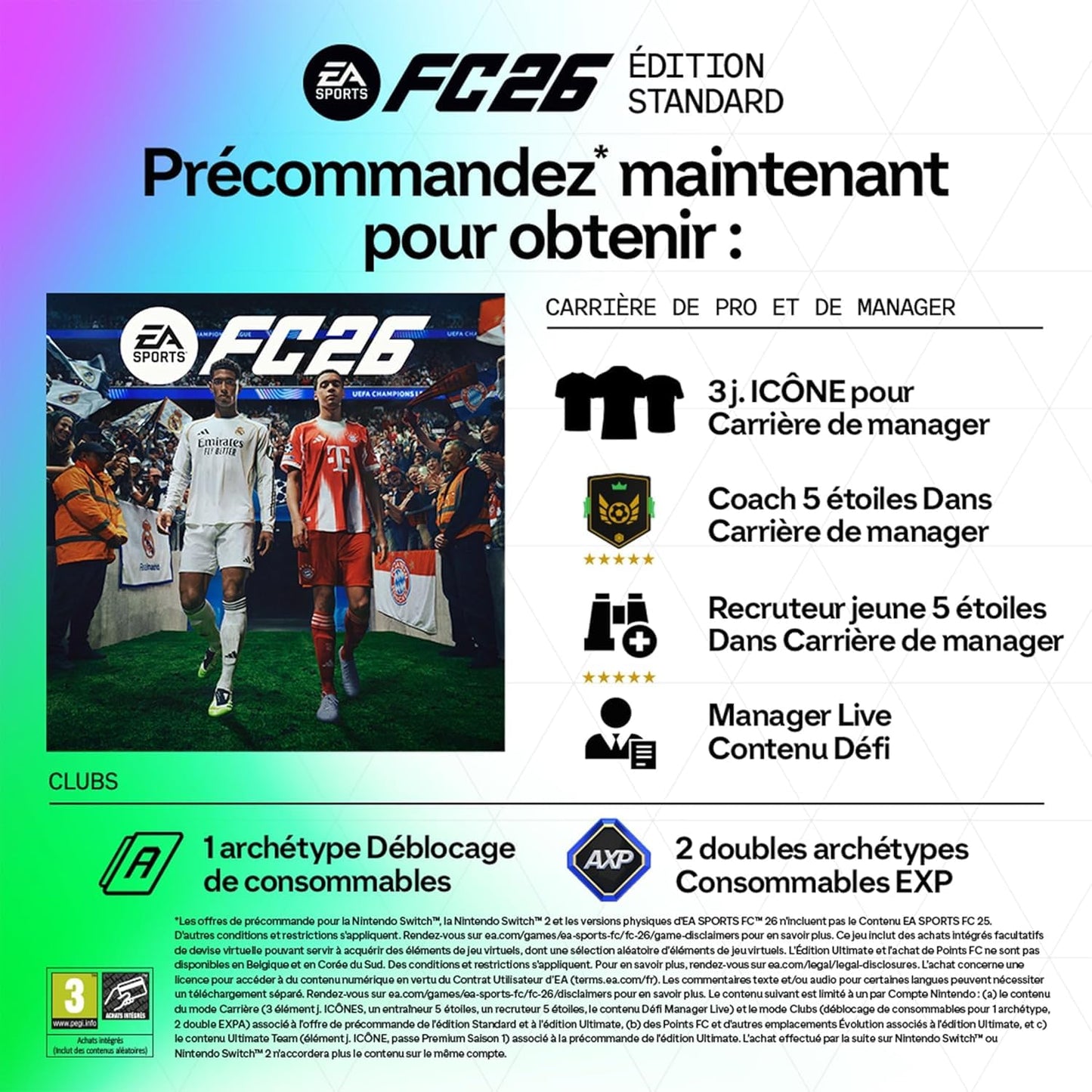 EA SPORTS FC 26 — Édition Standard Xbox Series X / Xbox One (Disque) - PATOGAZ