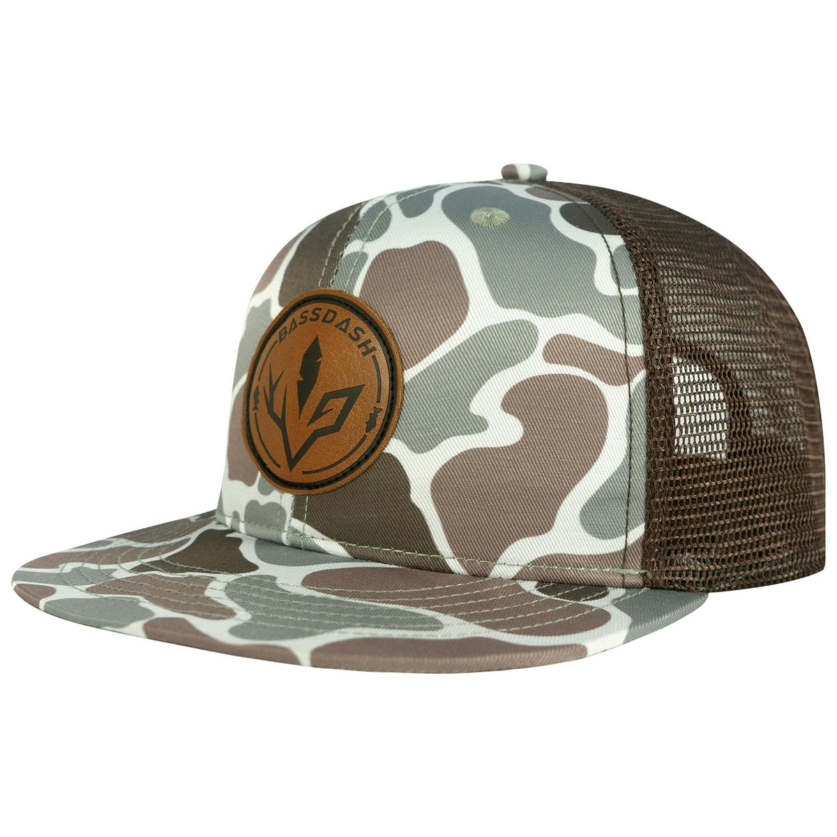 Bassdash Casquette de Camionneur à Bord Plat réglable Snapback Chapeau Maille Dos pour Hommes Femmes pêche Chasse - PATOGAZ
