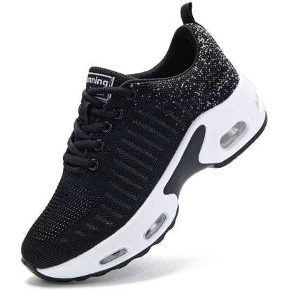 Myztra Femme Baskets Running Coussin Amortissant | Marche, Amortissantes, Légères, Respirantes, Antidérapantes, Confortables, Fitness, Gym, Jogging, Quotidien