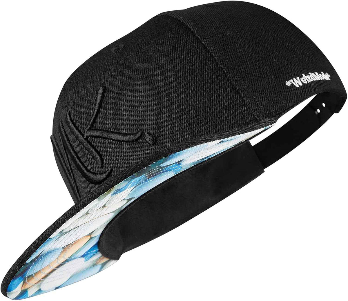 Nebelkind Casquette Snapback pour Homme et Femme - Noir - Taille Unique - Taille Unique - Réglable - Unisexe - De qualité supérieure - Style Streetwear - Casquette de Baseball avec visière Droite -