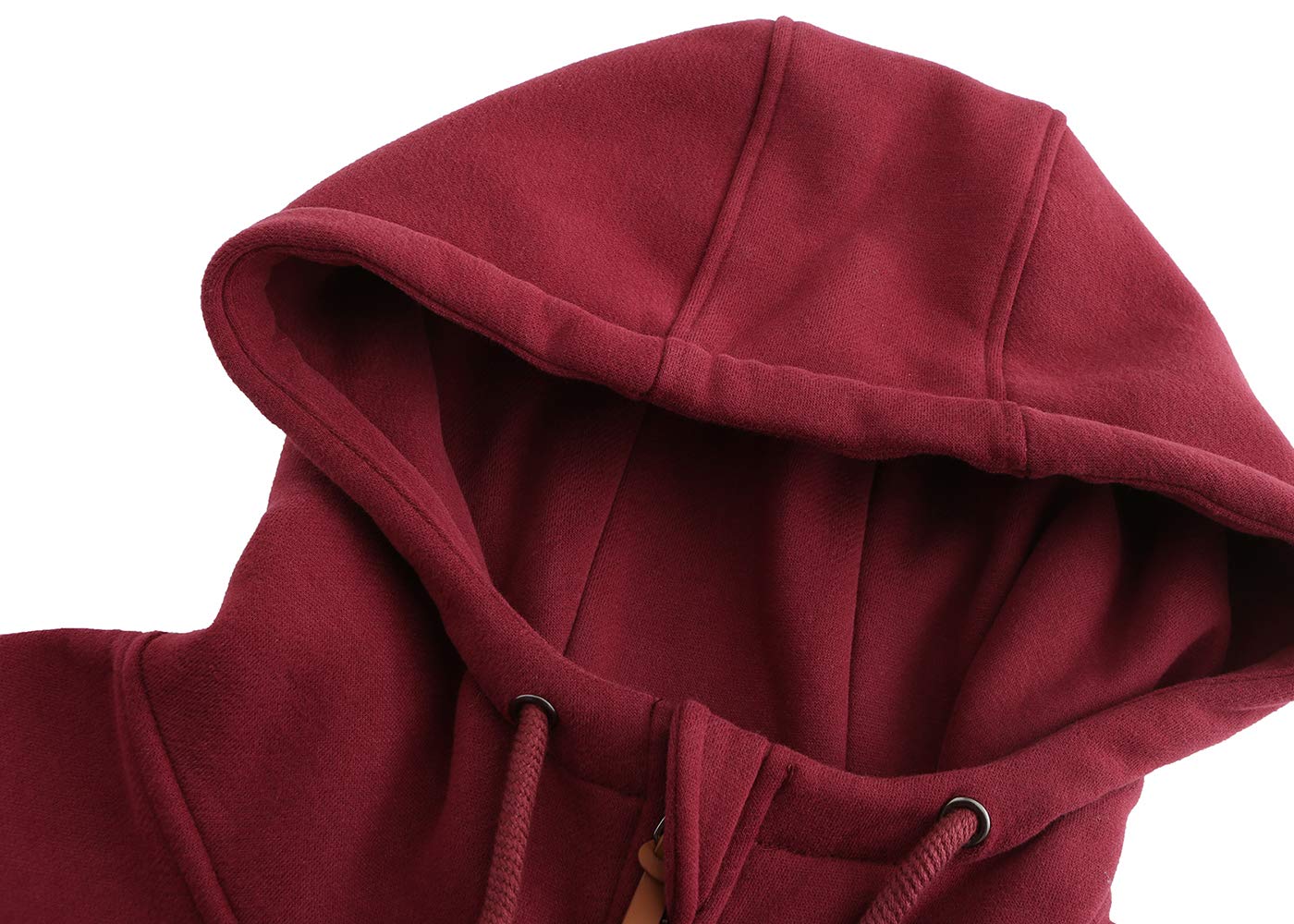 TrendiMax Sweat à Capuche Femmes avec Poches Manches Longues Manteau Femme Hiver Zippé Col Montant Hoodie Femme Chaude Douce Confortable - PATOGAZ