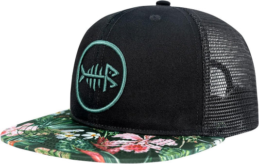 Bassdash Casquette de Camionneur à Bord Plat réglable Snapback Chapeau Maille Dos pour Hommes Femmes pêche Chasse - PATOGAZ