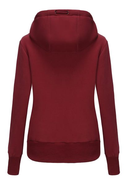 TrendiMax Sweat à Capuche Femme Pull à Capuche avec Fermeture Éclair Hoodie Imprimé pour Femmes - PATOGAZ