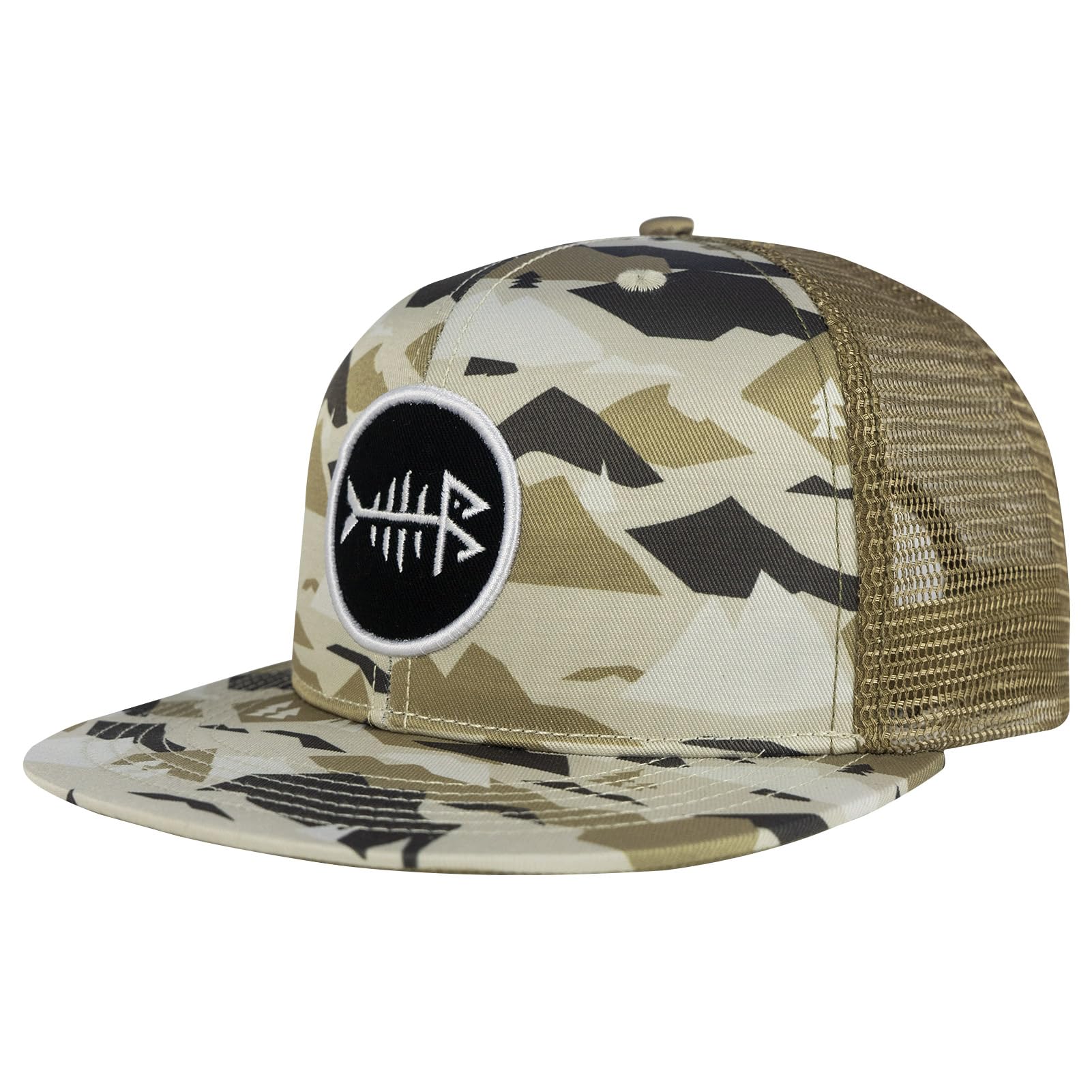 Bassdash Casquette de Camionneur à Bord Plat réglable Snapback Chapeau Maille Dos pour Hommes Femmes pêche Chasse - PATOGAZ