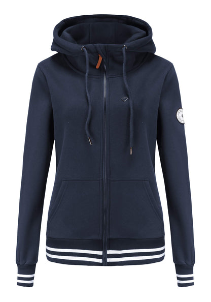 TrendiMax Sweat à Capuche Femmes avec Poches Manches Longues Manteau Femme Hiver Zippé Col Montant Hoodie Femme Chaude Douce Confortable - PATOGAZ