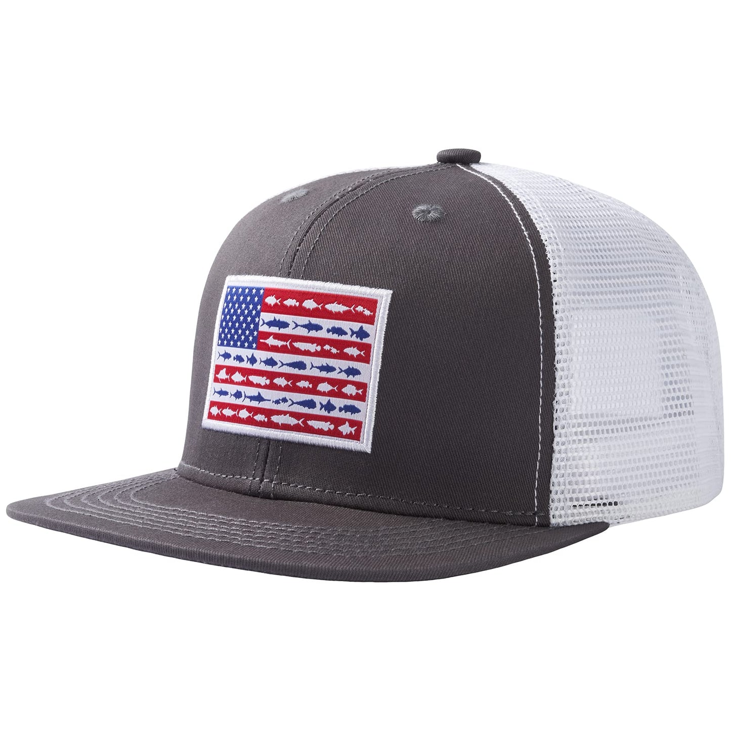 Bassdash Casquette de Camionneur à Bord Plat réglable Snapback Chapeau Maille Dos pour Hommes Femmes pêche Chasse - PATOGAZ