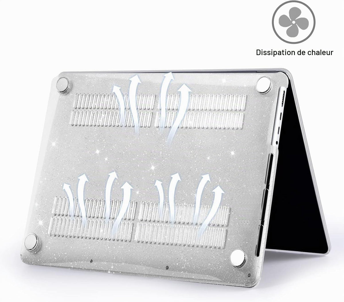 Coque MacBook Air 13,6" Crystal Clear — Compatible M2 / M3 / M4 / M5 (2022–2026)