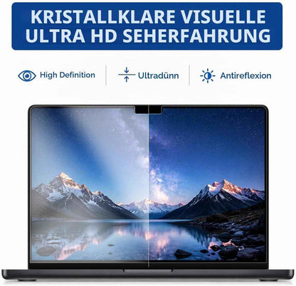 Film Protecteur d'Écran MacBook Pro 14" – Compatible M1 à M5 (2021–2026) – Dureté 5H Anti-Rayures