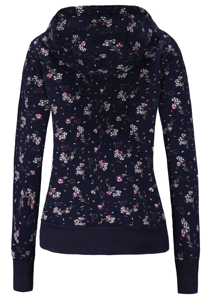 TrendiMax Sweat à Capuche Femme Pull à Capuche avec Fermeture Éclair Hoodie Imprimé pour Femmes - PATOGAZ