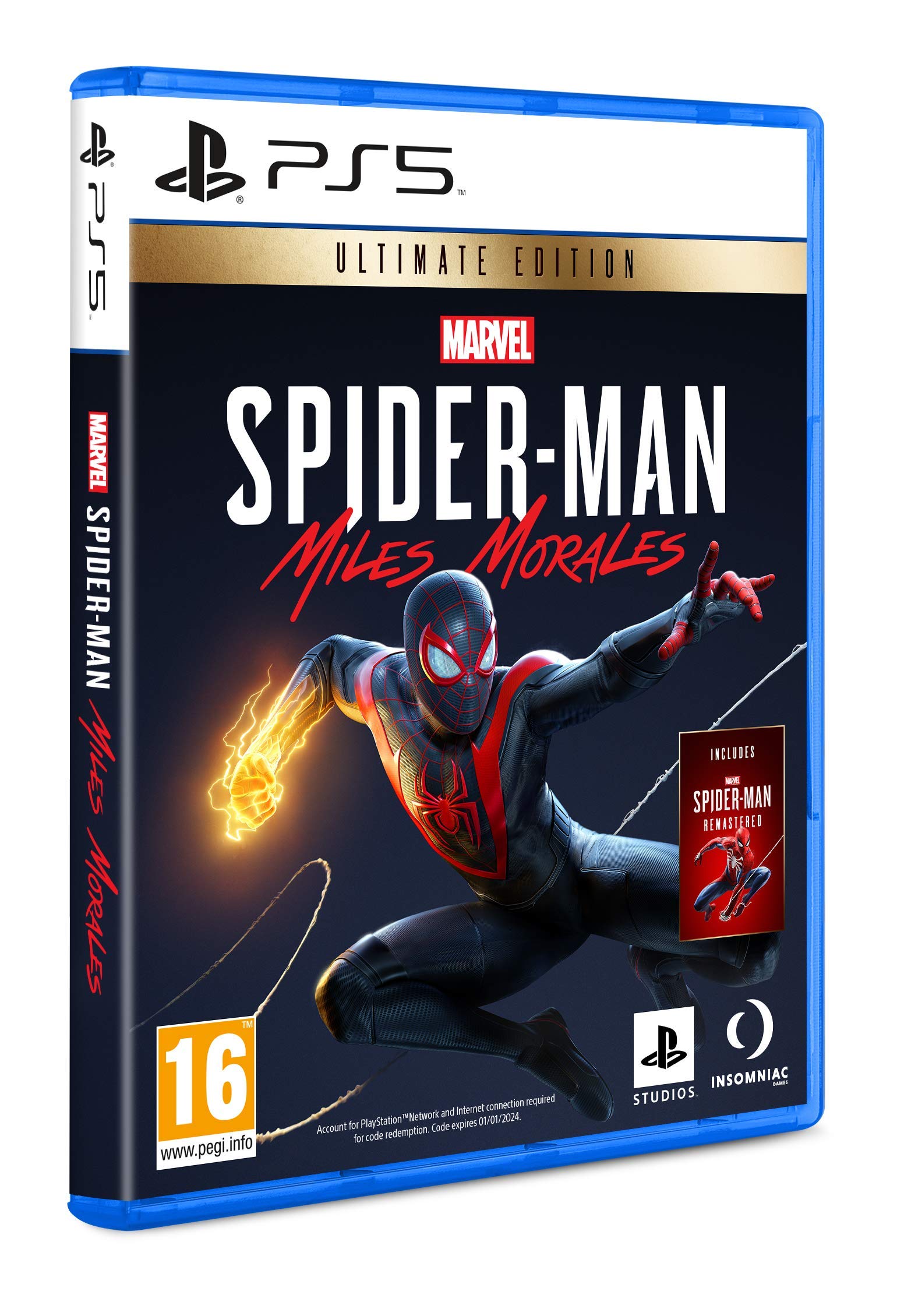 Sony, Marvel's Spider-Man : Miles Morales PS5, Jeu d'Action, Édition Standard, Version Physique avec CD, En Français, 1 joueur, PEGI 16, Pour PlayStation 5 - PATOGAZ