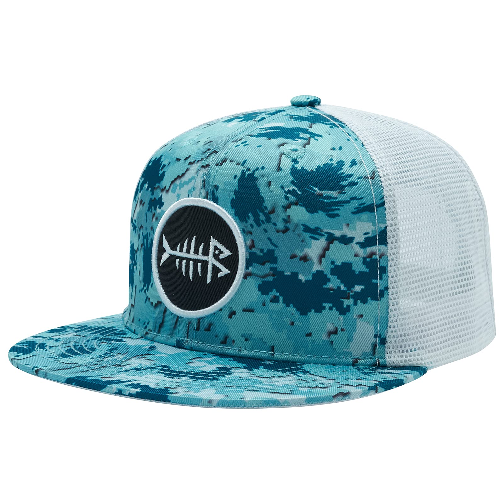 Bassdash Casquette de Camionneur à Bord Plat réglable Snapback Chapeau Maille Dos pour Hommes Femmes pêche Chasse - PATOGAZ