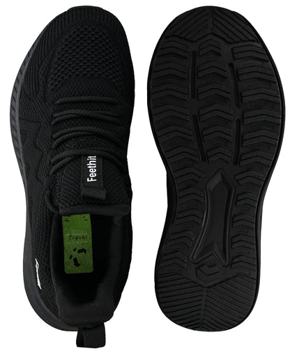 Feethit Baskets et Chaussures de Sport Homme Tennis Running Marche Sneakers | Mesh respirant, intérieur doux, amorti EVA, semelle en caoutchouc antidérapante, lacets réglables, sport et quotidien - PATOGAZ