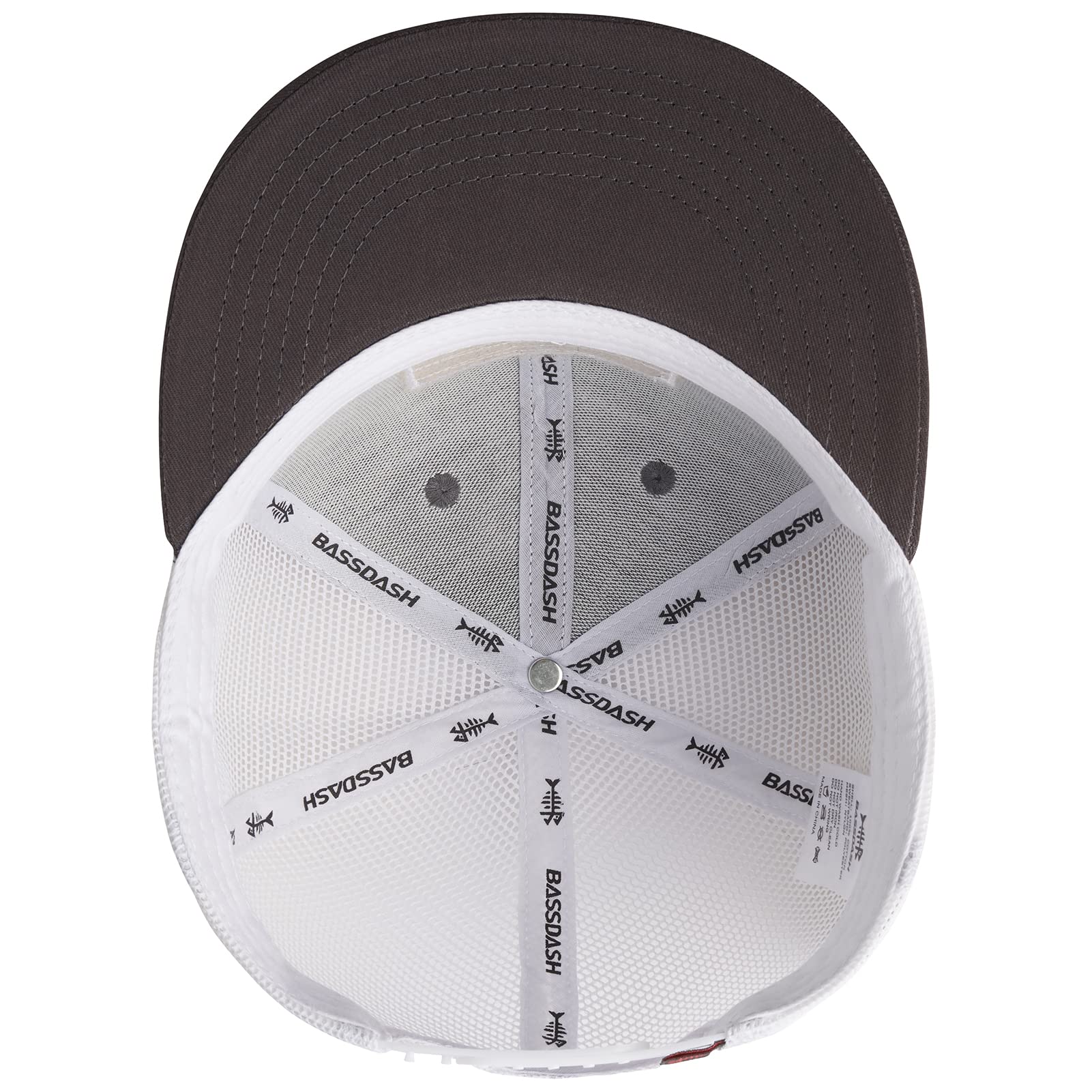 Bassdash Casquette de Camionneur à Bord Plat réglable Snapback Chapeau Maille Dos pour Hommes Femmes pêche Chasse - PATOGAZ