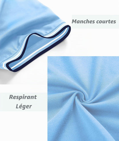 Pack 3 Polos Homme — Respirant Séchage Rapide