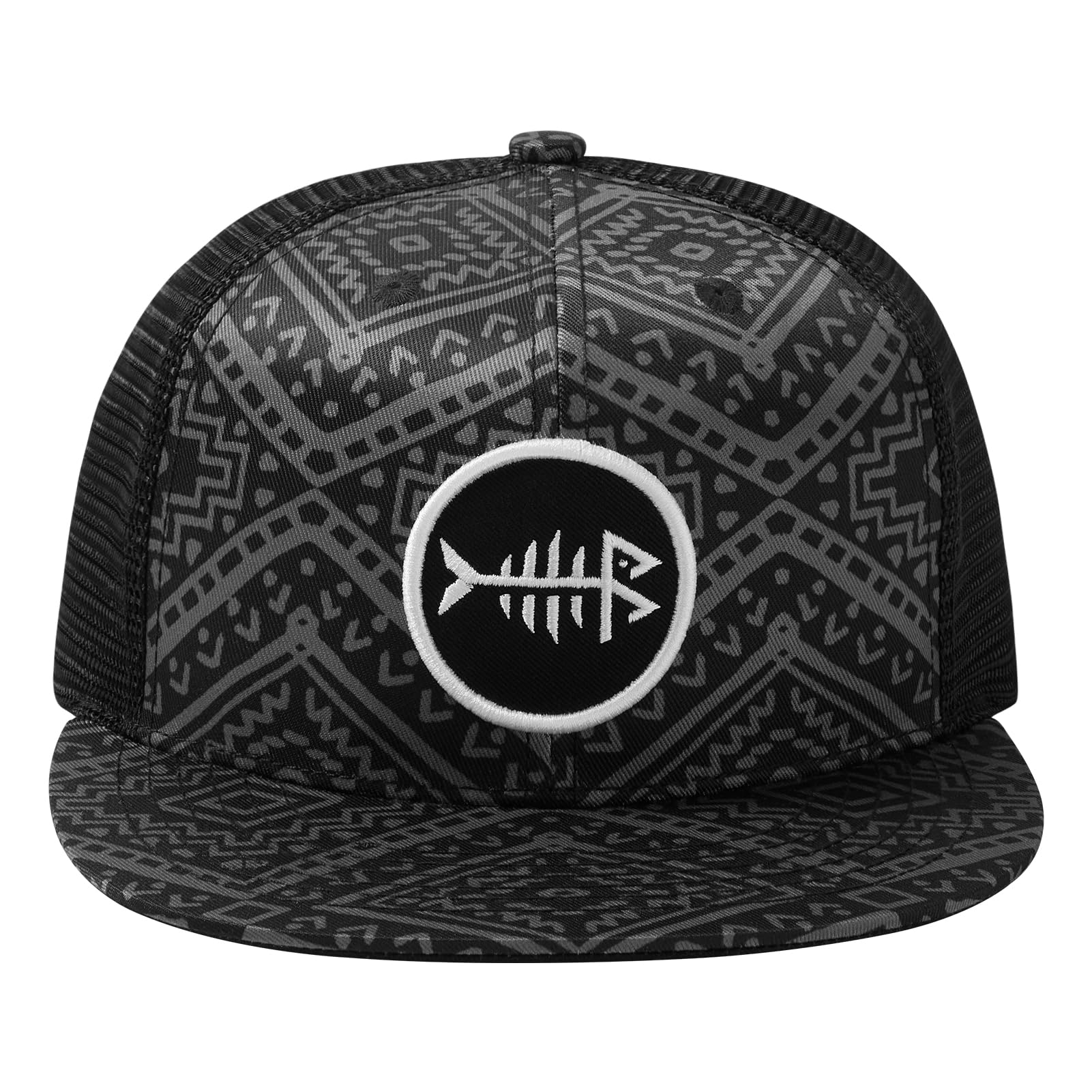 Bassdash Casquette de Camionneur à Bord Plat réglable Snapback Chapeau Maille Dos pour Hommes Femmes pêche Chasse - PATOGAZ