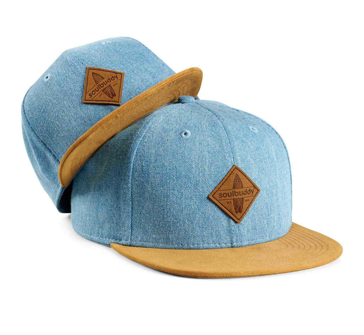Soulbuddy Casquette Homme Enfant – Lot de 2 Casquettes Famille – Papa et Fils/Fille Snapback – Mini-me Look – Idée Cadeau Fête des Pères