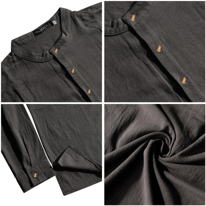 Chemise Lin classique YAOBAOLE