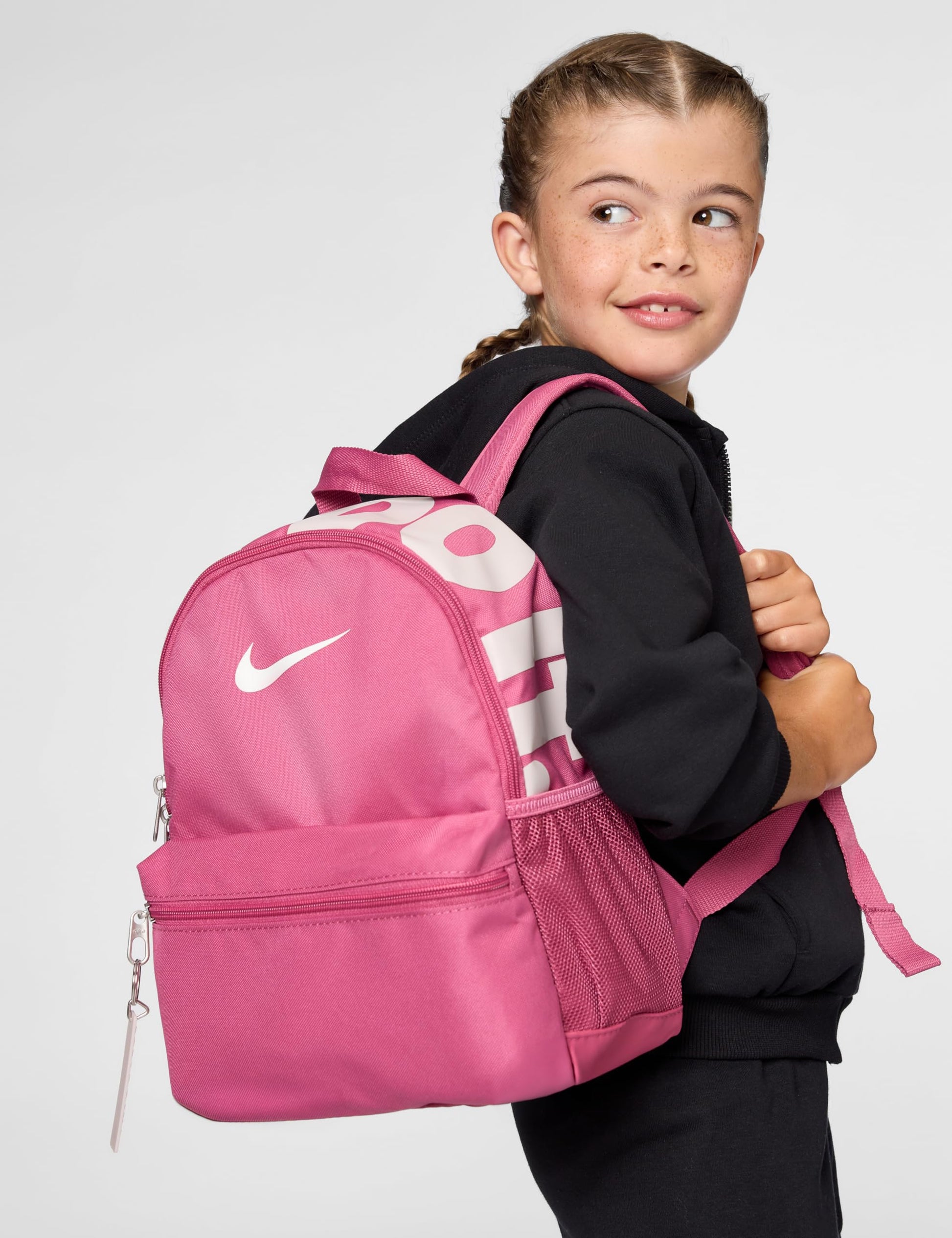 Nike_Y NK BRSLA JDI MINI , Mixte enfant, Noir/Blanc, Taille unique - PATOGAZ