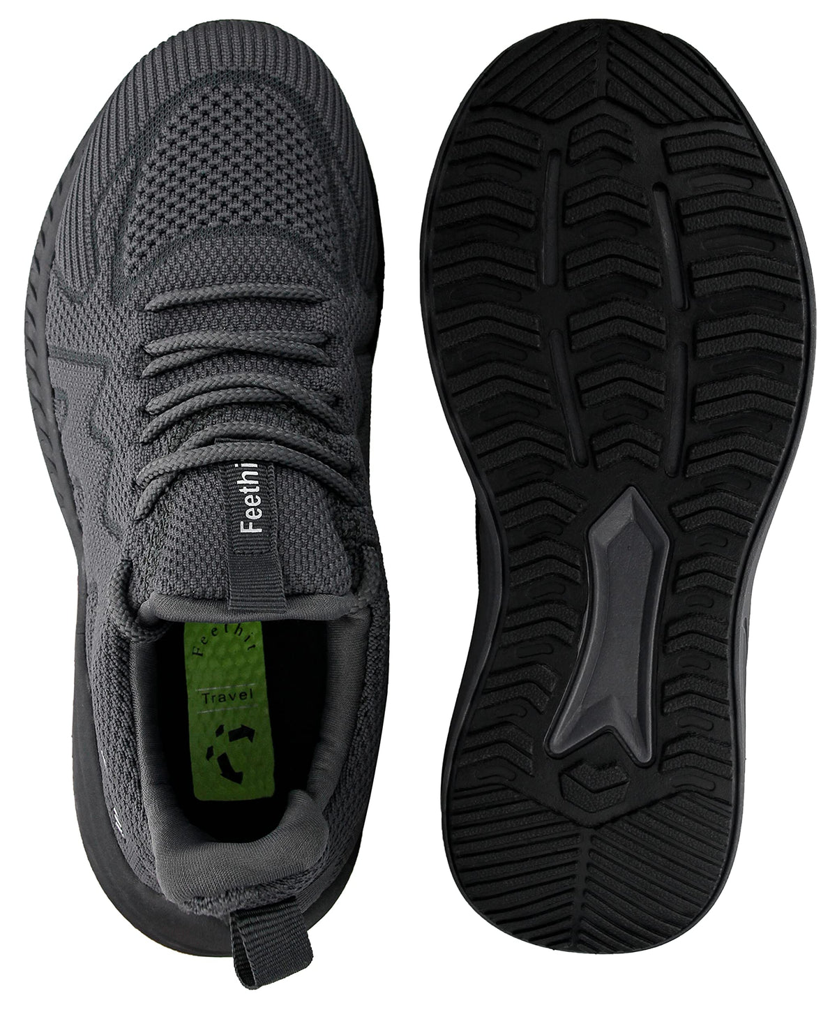 Feethit Baskets et Chaussures de Sport Homme Tennis Running Marche Sneakers | Mesh respirant, intérieur doux, amorti EVA, semelle en caoutchouc antidérapante, lacets réglables, sport et quotidien - PATOGAZ