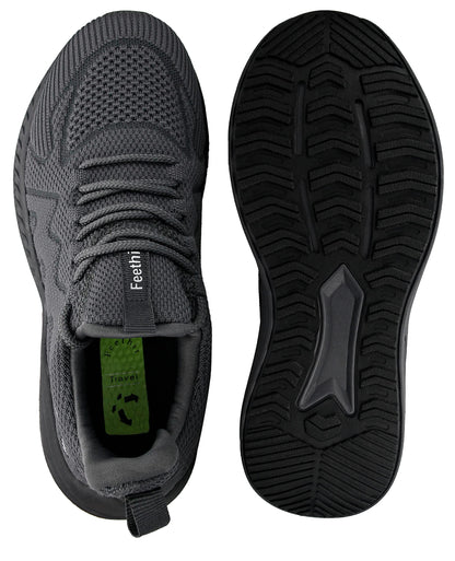 Feethit Baskets et Chaussures de Sport Homme Tennis Running Marche Sneakers | Mesh respirant, intérieur doux, amorti EVA, semelle en caoutchouc antidérapante, lacets réglables, sport et quotidien - PATOGAZ