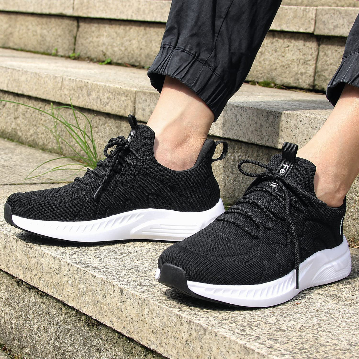 Feethit Baskets et Chaussures de Sport Homme Tennis Running Marche Sneakers | Mesh respirant, intérieur doux, amorti EVA, semelle en caoutchouc antidérapante, lacets réglables, sport et quotidien - PATOGAZ