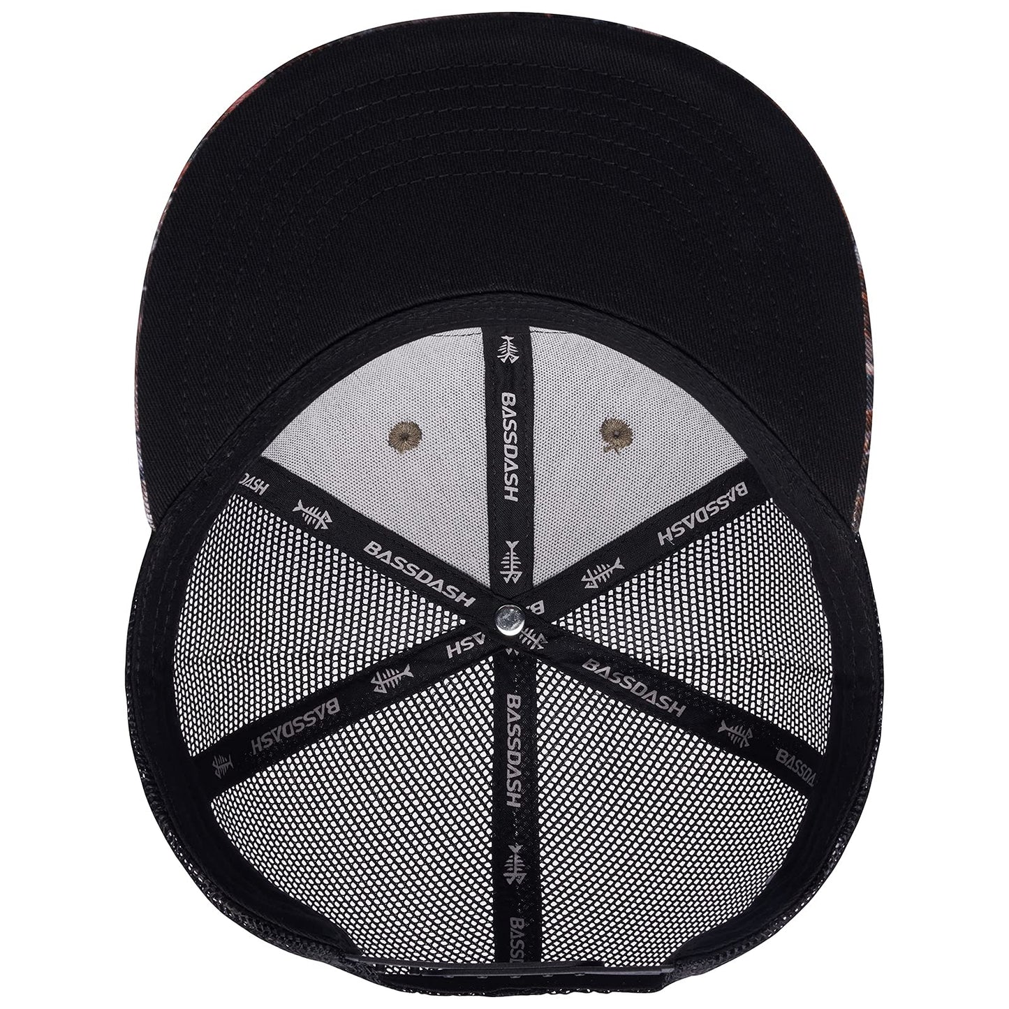 Bassdash Casquette de Camionneur à Bord Plat réglable Snapback Chapeau Maille Dos pour Hommes Femmes pêche Chasse - PATOGAZ