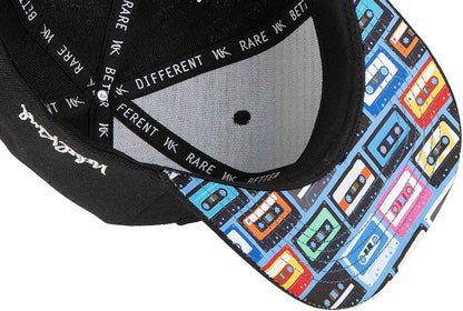 Nebelkind Casquette Snapback pour Homme et Femme - Noir - Taille Unique - Taille Unique - Réglable - Unisexe - De qualité supérieure - Style Streetwear - Casquette de Baseball avec visière Droite -