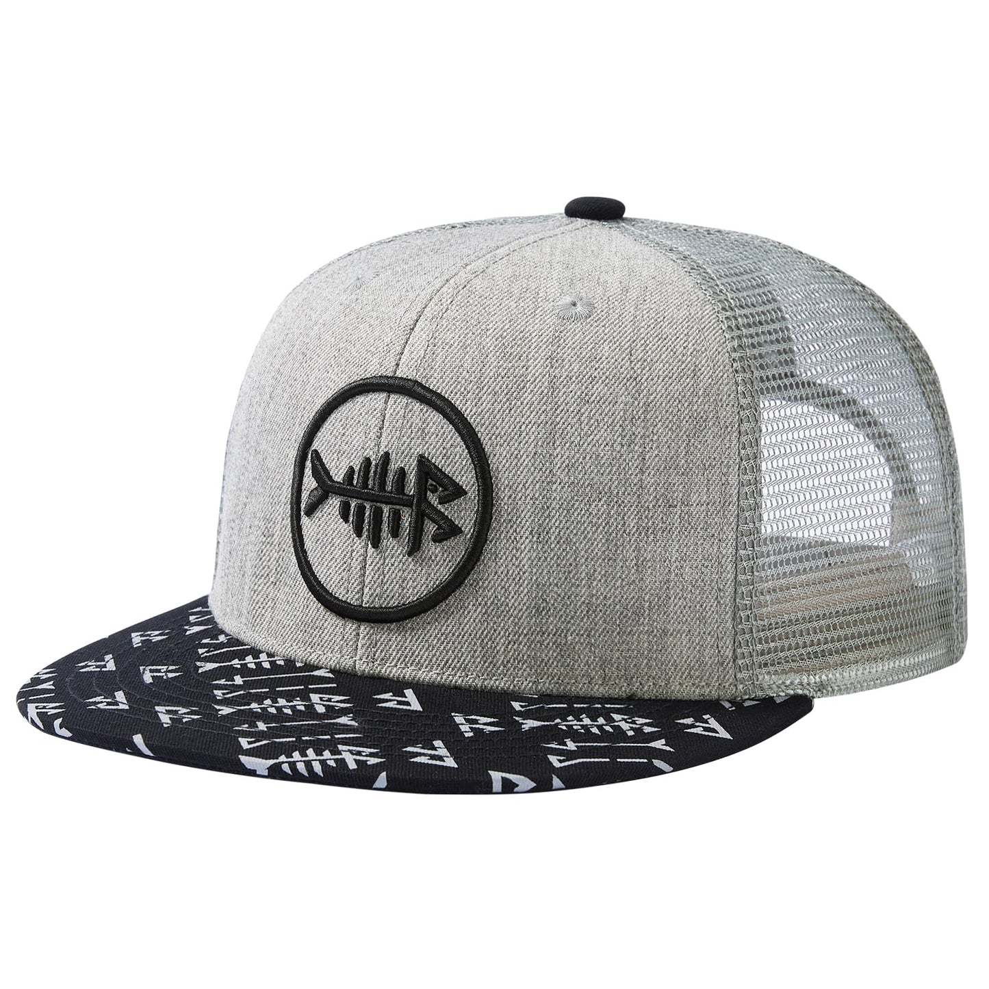 Bassdash Casquette de Camionneur à Bord Plat réglable Snapback Chapeau Maille Dos pour Hommes Femmes pêche Chasse - PATOGAZ