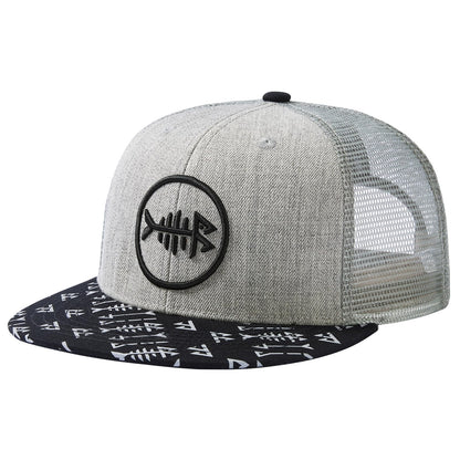 Bassdash Casquette de Camionneur à Bord Plat réglable Snapback Chapeau Maille Dos pour Hommes Femmes pêche Chasse - PATOGAZ
