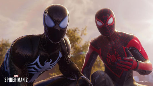 Sony, Marvel's Spider-Man 2 pour PlayStation 5, Jeu d'Action-Aventure en Monde Ouvert, Avec Retour Haptique, Version Physique avec CD, En Français, 1 Joueur, PEGI 16 - PATOGAZ