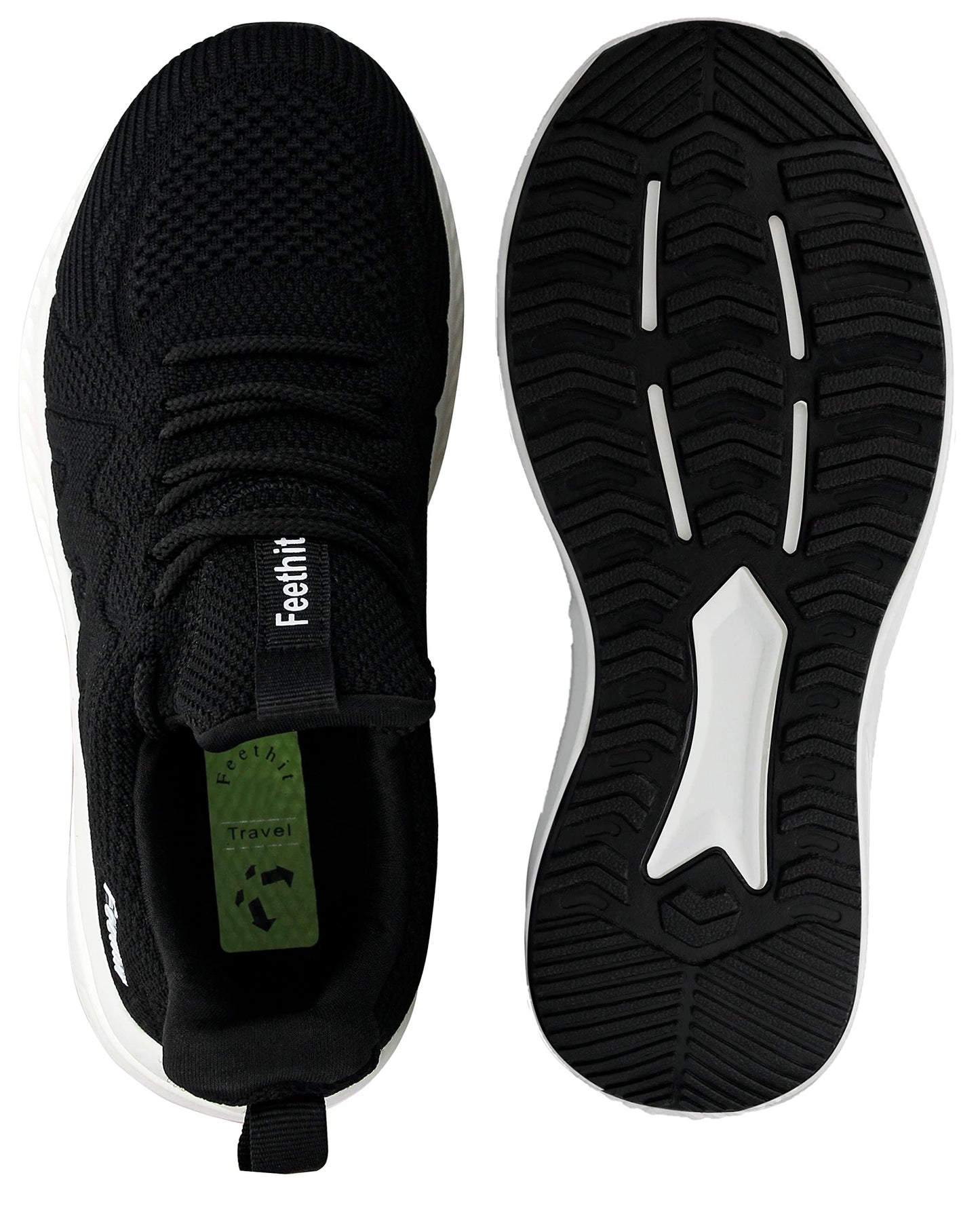Feethit Baskets et Chaussures de Sport Homme Tennis Running Marche Sneakers | Mesh respirant, intérieur doux, amorti EVA, semelle en caoutchouc antidérapante, lacets réglables, sport et quotidien - PATOGAZ