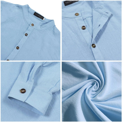 Chemise Lin classique YAOBAOLE