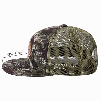 Bassdash Casquette de Camionneur à Bord Plat réglable Snapback Chapeau Maille Dos pour Hommes Femmes pêche Chasse - PATOGAZ
