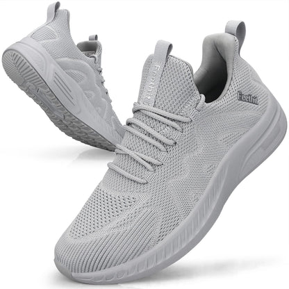 Feethit Baskets et Chaussures de Sport Homme Tennis Running Marche Sneakers | Mesh respirant, intérieur doux, amorti EVA, semelle en caoutchouc antidérapante, lacets réglables, sport et quotidien - PATOGAZ