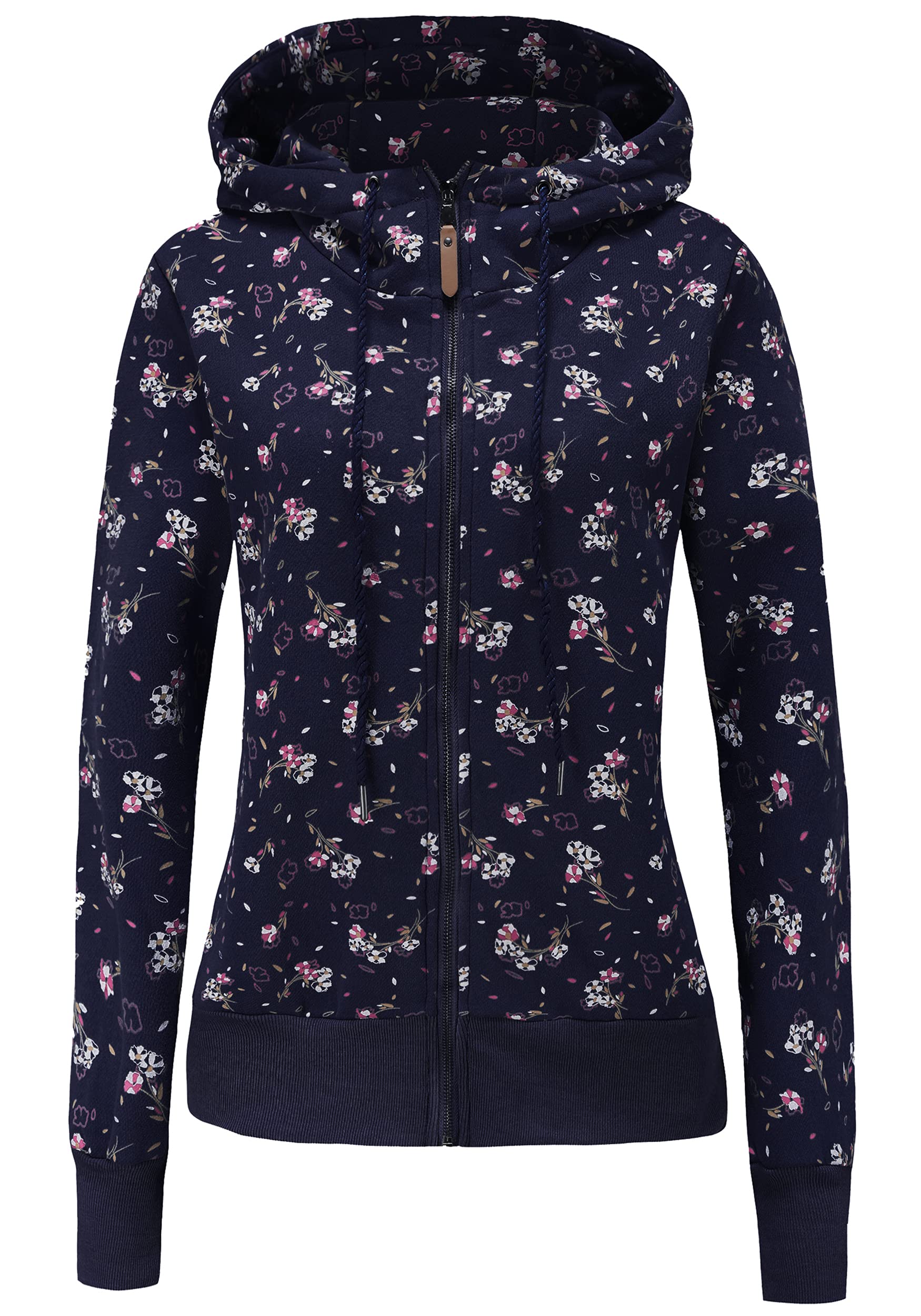TrendiMax Sweat à Capuche Femme Pull à Capuche avec Fermeture Éclair Hoodie Imprimé pour Femmes - PATOGAZ