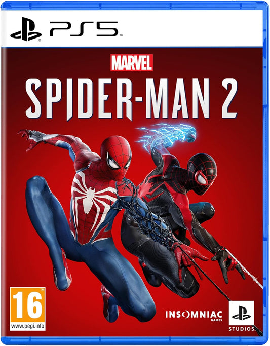 Sony, Marvel's Spider-Man 2 pour PlayStation 5, Jeu d'Action-Aventure en Monde Ouvert, Avec Retour Haptique, Version Physique avec CD, En Français, 1 Joueur, PEGI 16 - PATOGAZ