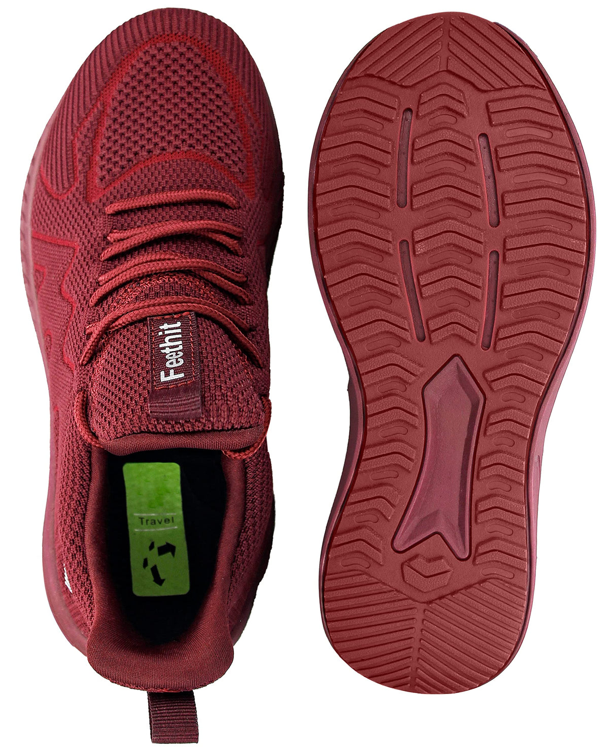Feethit Baskets et Chaussures de Sport Homme Tennis Running Marche Sneakers | Mesh respirant, intérieur doux, amorti EVA, semelle en caoutchouc antidérapante, lacets réglables, sport et quotidien - PATOGAZ