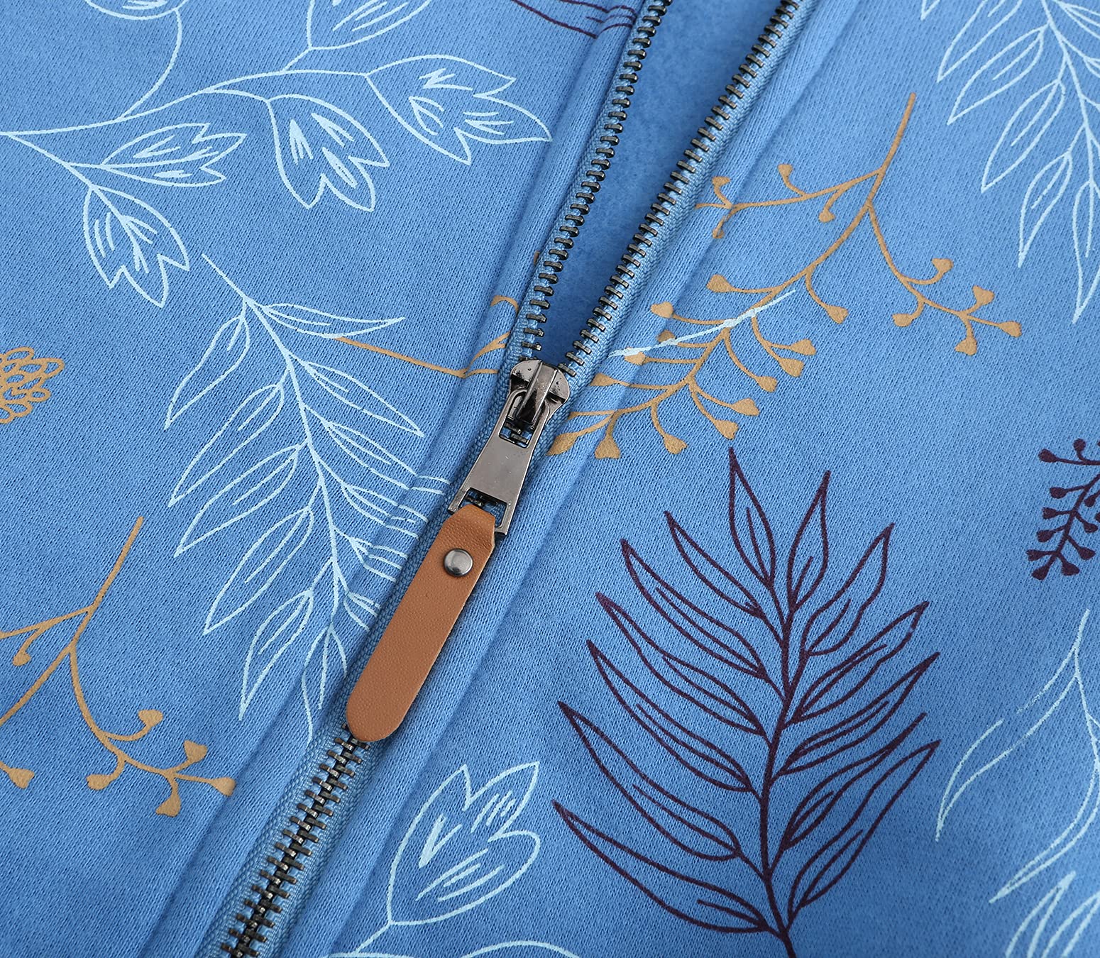 TrendiMax Sweat à Capuche Femme Pull à Capuche avec Fermeture Éclair Hoodie Imprimé pour Femmes - PATOGAZ