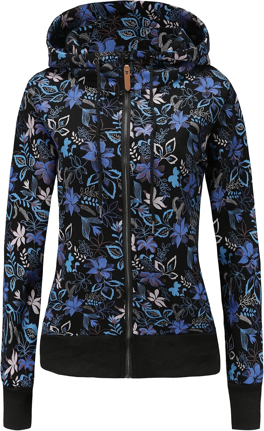 TrendiMax Sweat à Capuche Femme Pull à Capuche avec Fermeture Éclair Hoodie Imprimé pour Femmes - PATOGAZ
