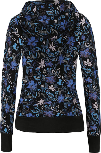 TrendiMax Sweat à Capuche Femme Pull à Capuche avec Fermeture Éclair Hoodie Imprimé pour Femmes - PATOGAZ
