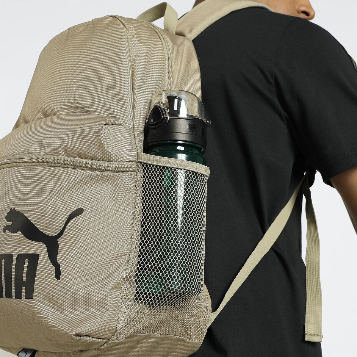 PUMA PUMA PHASE Backpack, Sacs à dos classiques Unisexe, PUMA Black-Gold-No.1 Logo, OSFA - 091164 - PATOGAZ