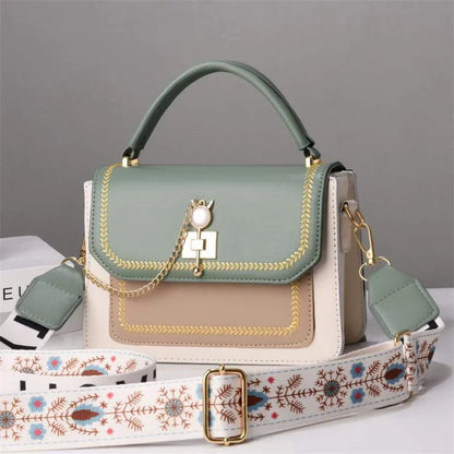 2023 New Color-blocking Women's Bag, Fashionable Women's Bag, Simple Style Handbag - PATOGAZ