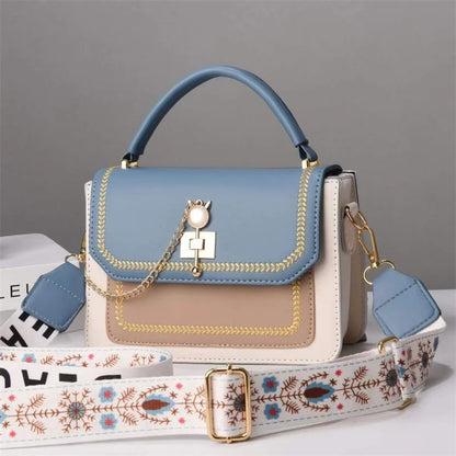 2023 New Color-blocking Women's Bag, Fashionable Women's Bag, Simple Style Handbag - PATOGAZ