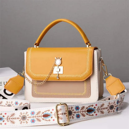 2023 New Color-blocking Women's Bag, Fashionable Women's Bag, Simple Style Handbag - PATOGAZ